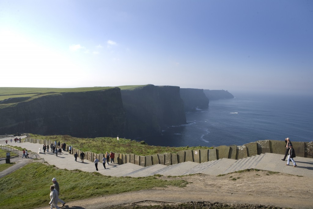 The Cliffs of Moher walkway