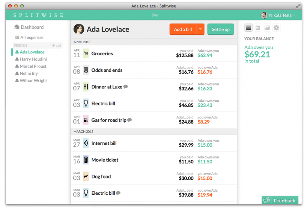 splitwise
